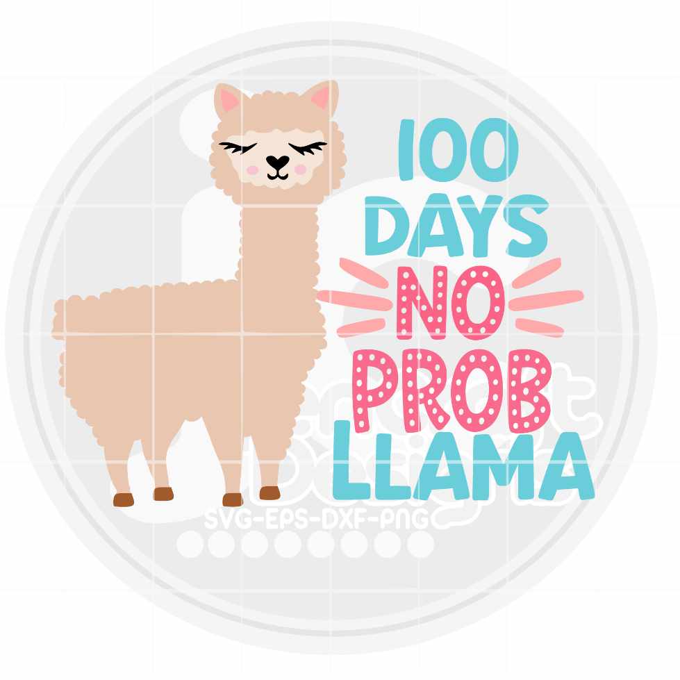 No probllama Llama SVG, EPS, DXF and PNG