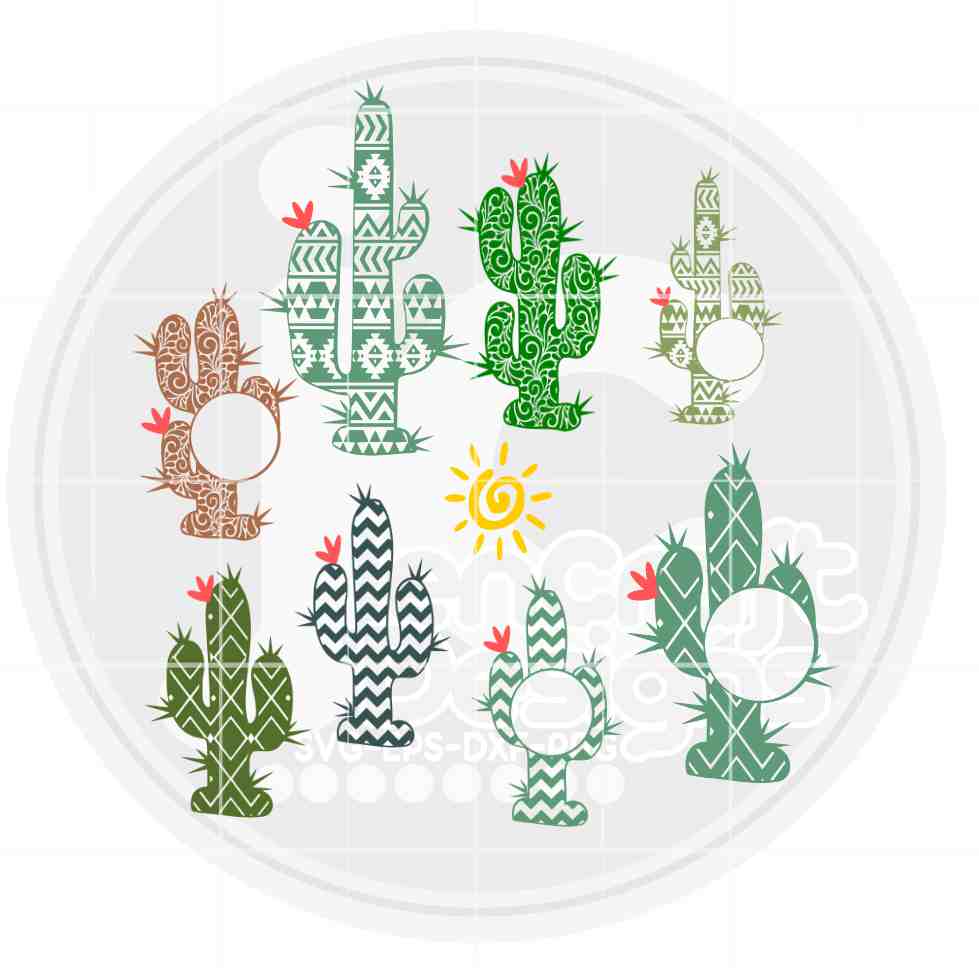 Cactus svg | Cinco De Mayo SVG EPS DXF PNG Bundle JenCraft Designs