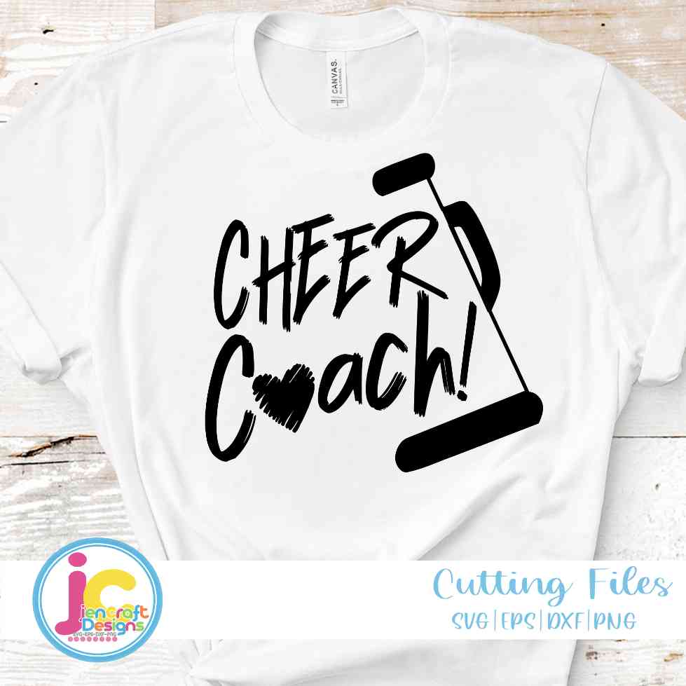Cheer Svg, Cheer Coach SVG - JenCrft Designs