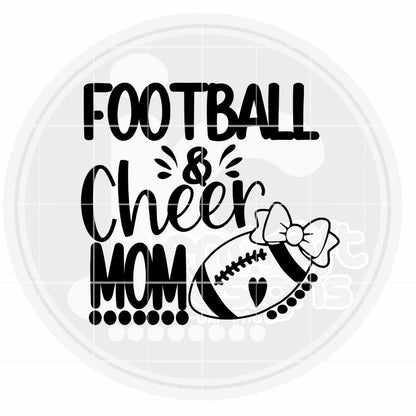 Cheer Football Mom Svg | Biggest Fan Cheer Football SVG DXF PNG EPS JenCraft Designs