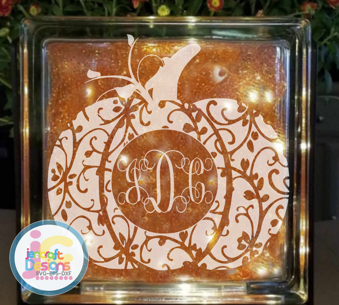Glass Block Svg | Fall Pumpkin SVG EPS DXF PNG Bundle JenCraft Designs