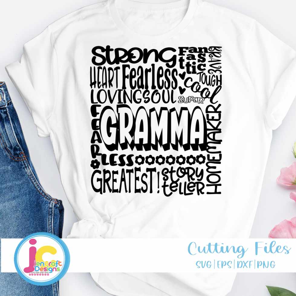 Gramma SVG | Typography SVG EPS DXF PNG