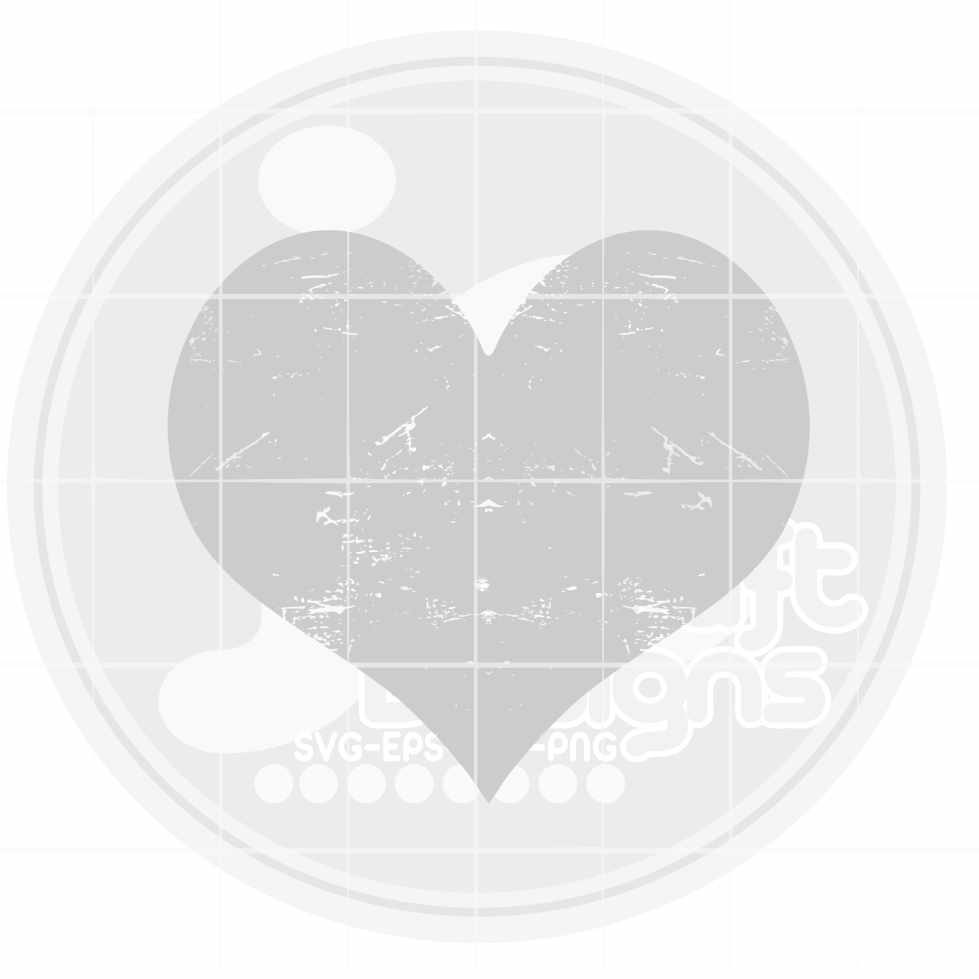 Distressed Heart Svg | Valentines Day SVG EPS DXF PNG