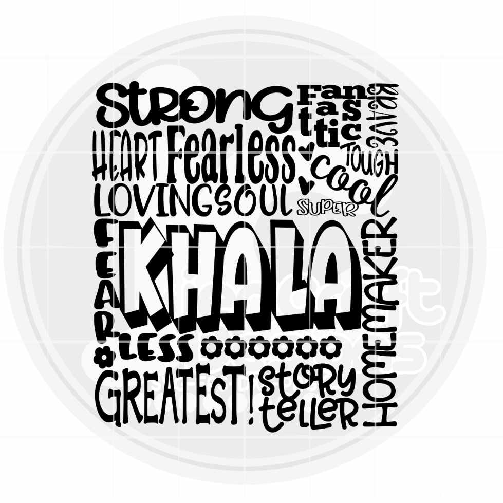 Khala Svg | Typography Word Art SVG EPS DXF PNG