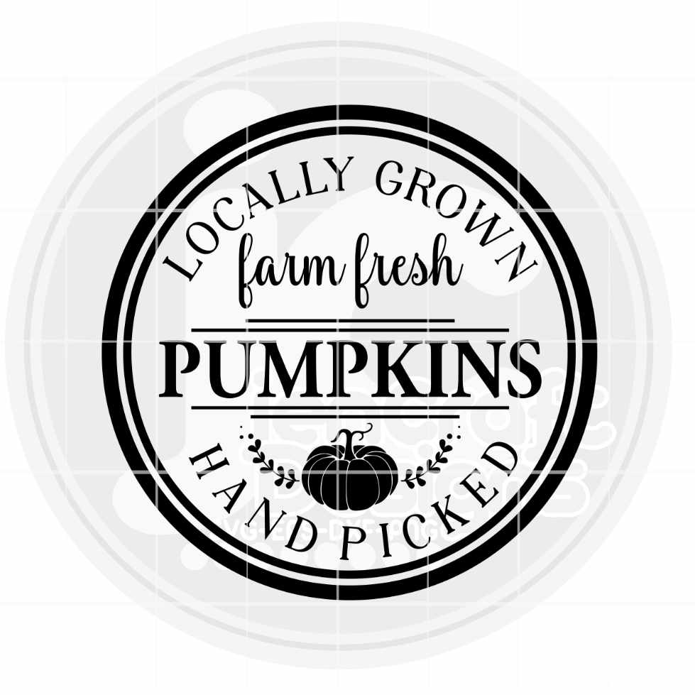 Fall Svg | Farm Fresh Pumpkins SVG DXF PNG EPS