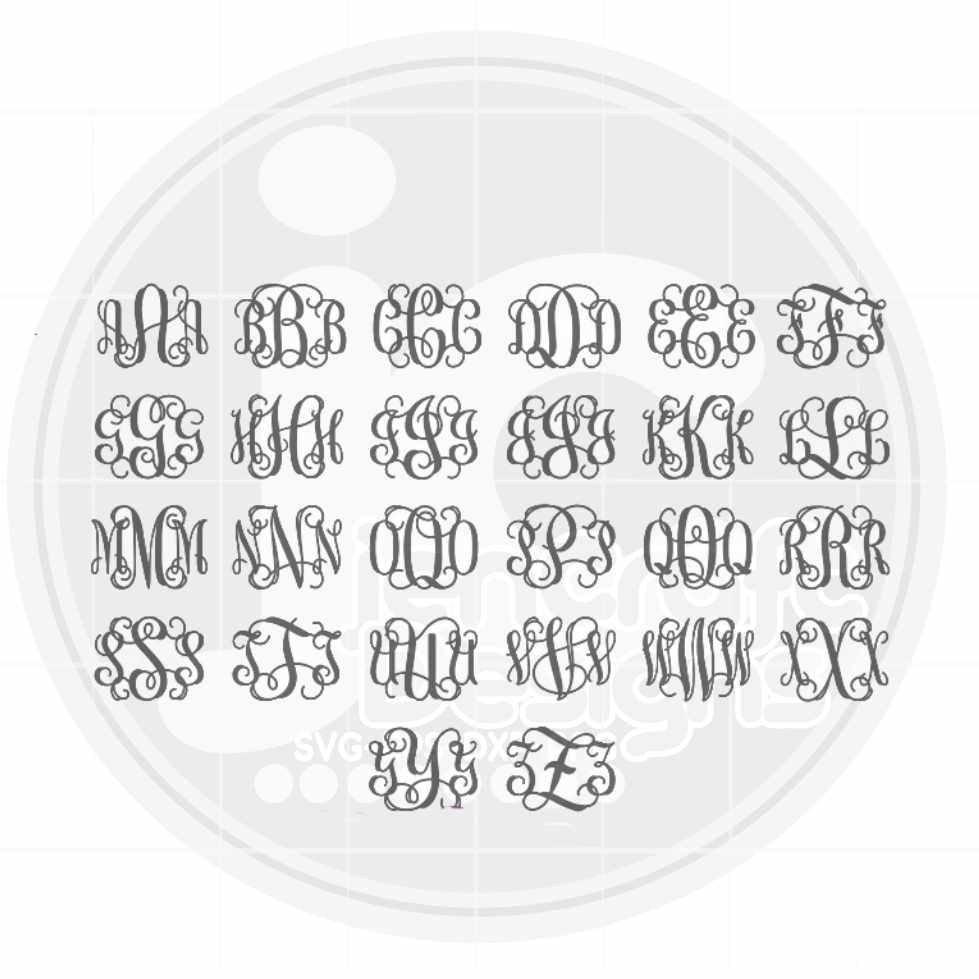 Interlocking Monogram Font | .TTF & .OTF Installable System Font
