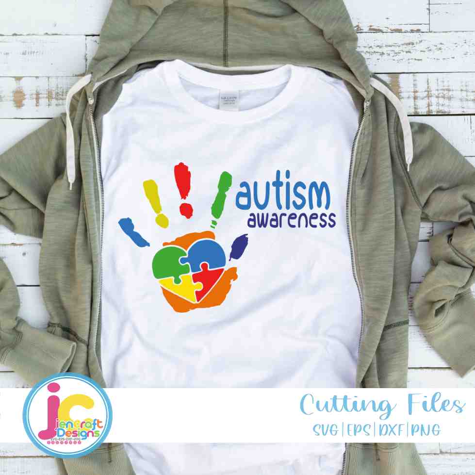 Autism Awareness Svg | Autism Puzzle SVG EPS DXF PNG JenCraft Designs