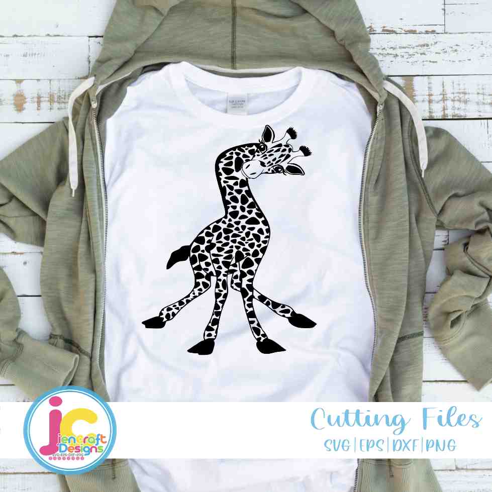 Cute Baby Giraffe Svg | Giraffe Face SVG EPS DXF PNG JenCraft Designs