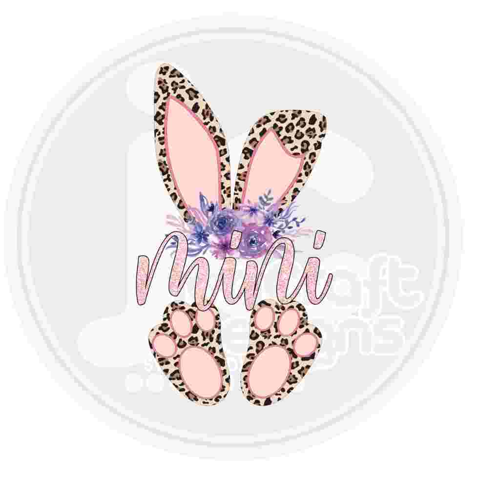 Easter Png | Mini Cheetah Bunny Png Sublimation File JenCraft Designs