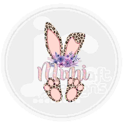 Easter Png | Mimi Cheetah Bunny Png Sublimation File JenCraft Designs
