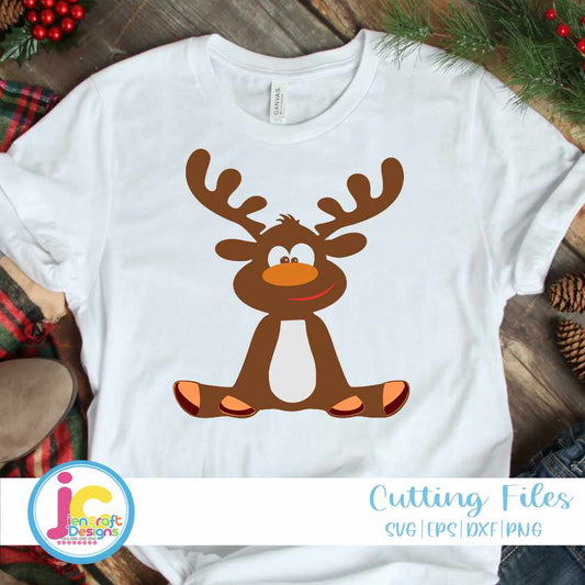 Christmas svg | Boy Reindeer SVG EPS DXF PNG JenCraft Designs
