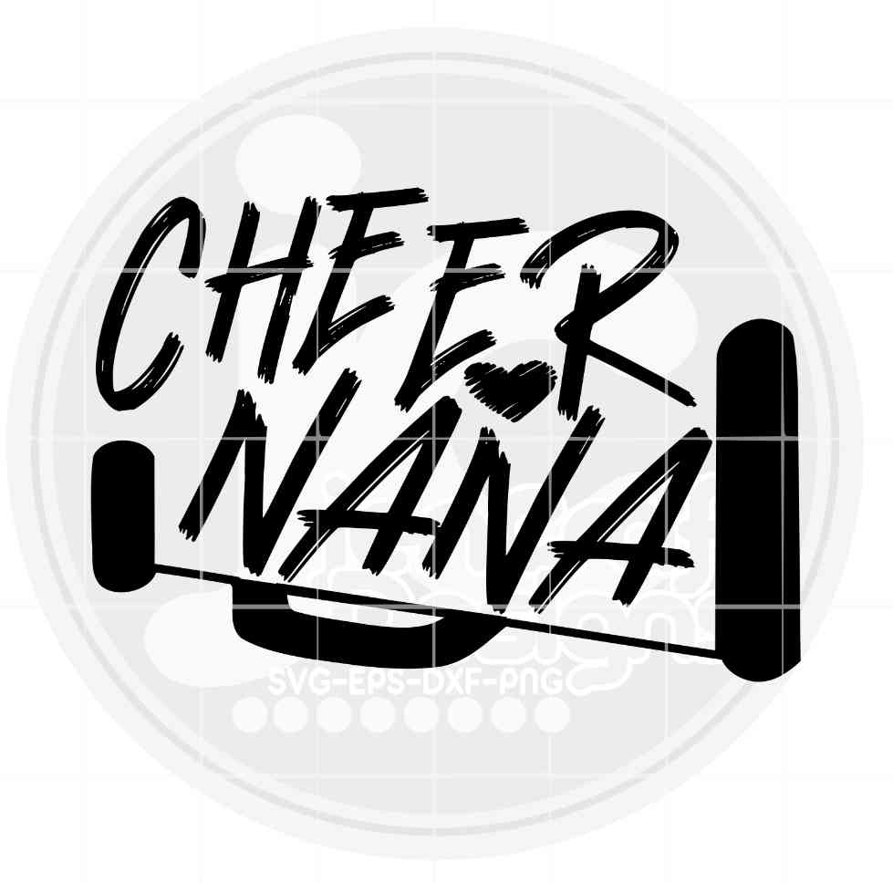 Cheer Nana | Biggest Fan Chee SVG DXF PNG EPS JenCraft Designs