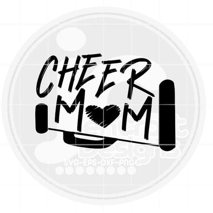Biggest Fan Cheer | Cheer Mom SVG DXF PNG EPS JenCraft Designs