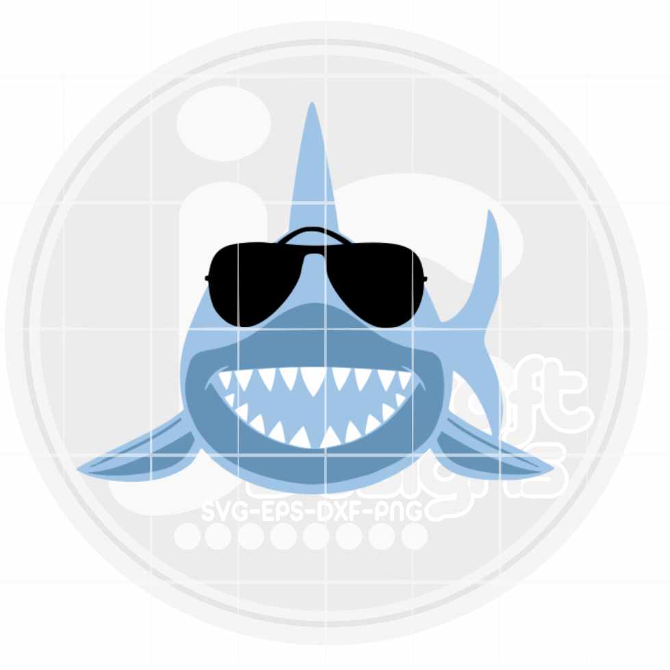 Summer Svg | Shark SVG EPS DXF PNG