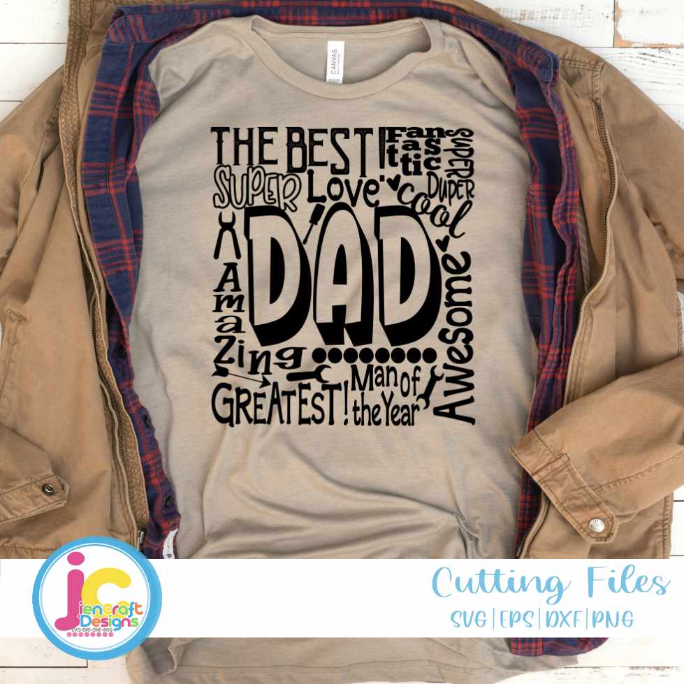 Dad Svg | Typography Word Art SVG EPS DXF PNG