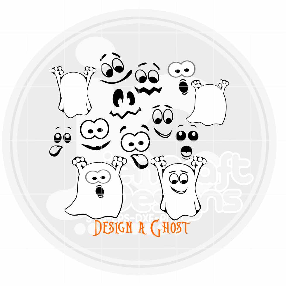 DIY Halloween Ghost Svg