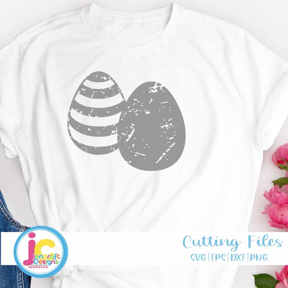 Easter Svg | Distressed Egg SVG EPS DXF PNG