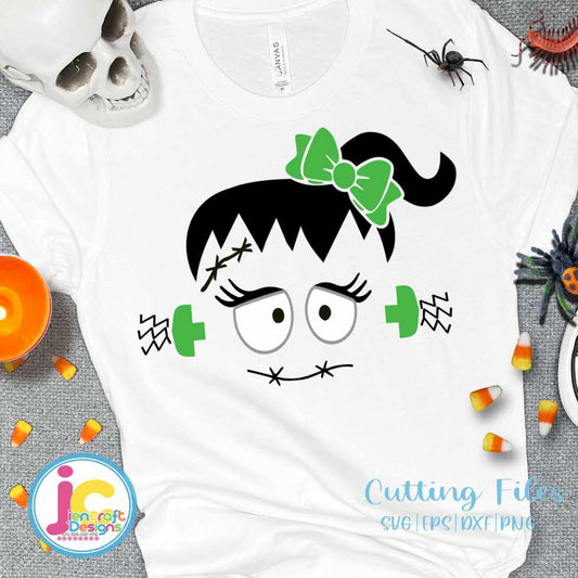 Girl Halloween svg | Little Monster SVG EPS DXF PNG