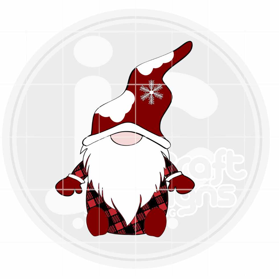 Christmas Svg | Christmas Gnome SVG EPS DXF PNG JenCraft Designs