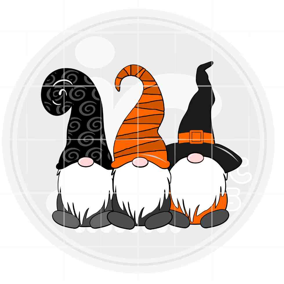 Halloween Gnome Svg | Halloween Gnome SVG DXF PNG EPS JenCraft Designs