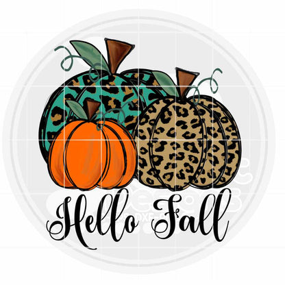Pumpkin png | Hello Fall Png Sublimation File JenCraft Designs