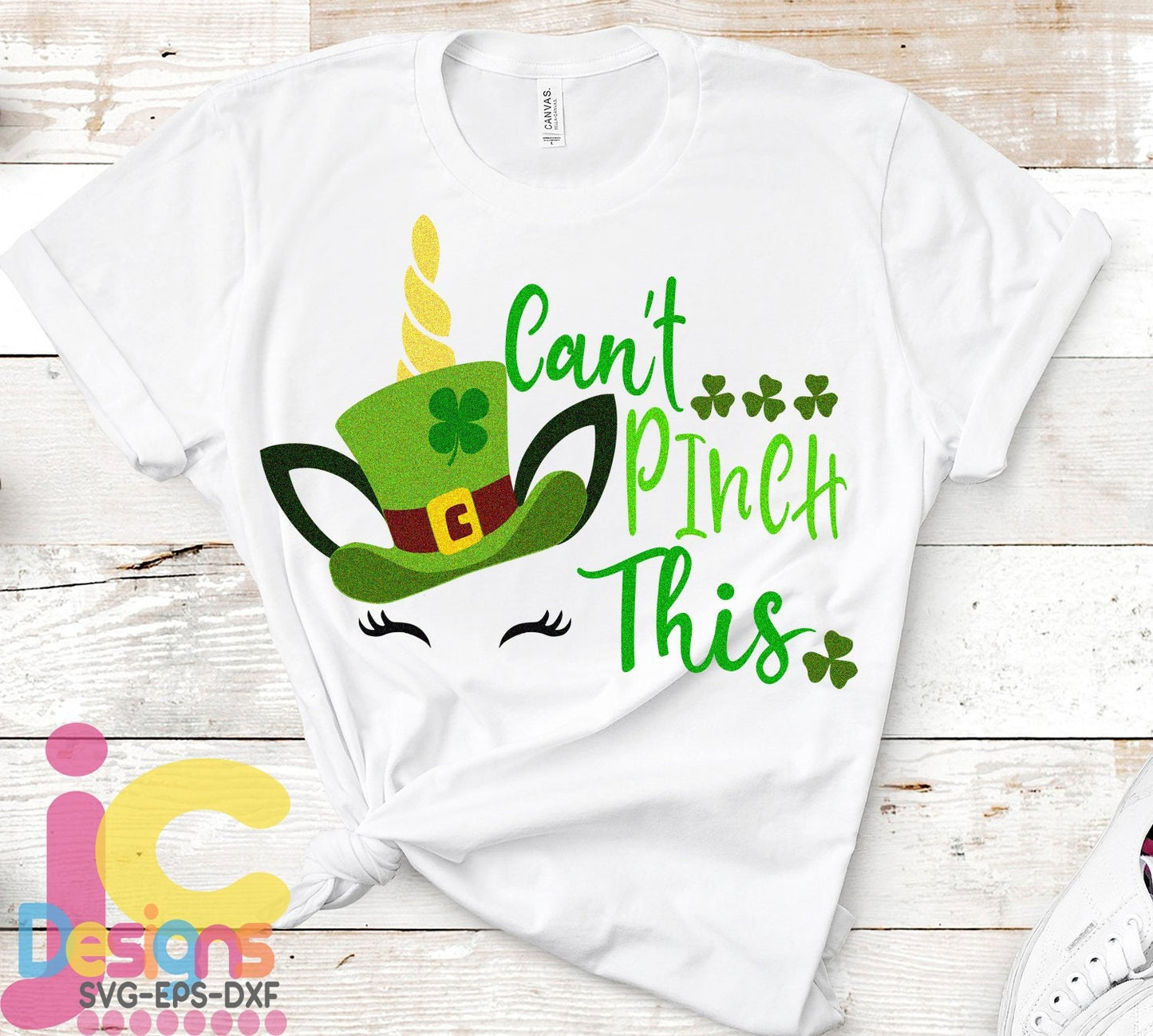St. Patrick's Day | Can't Pinch This Unicorn SVG EPS DXF PNG