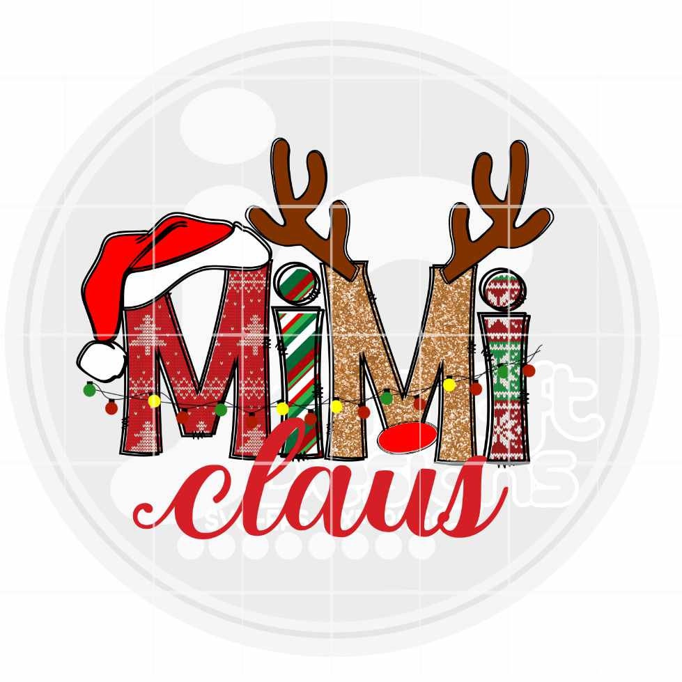 Christmas Png | Mimi Claus Png Sublimation File