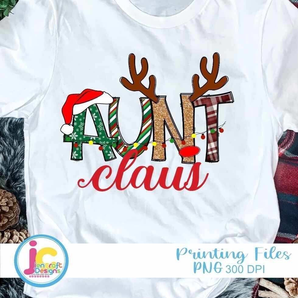Christmas Png | Aunt Claus Png Sublimation File