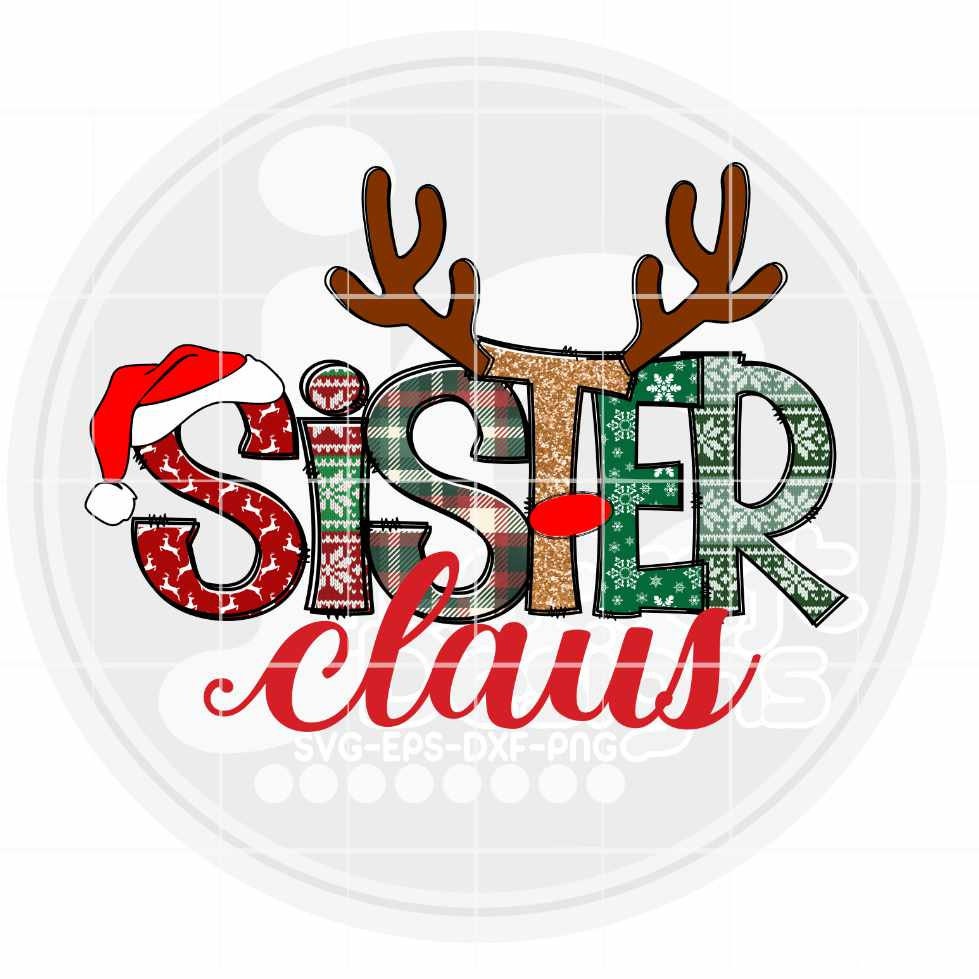 Christmas Png | Sister ClausPng Sublimation File