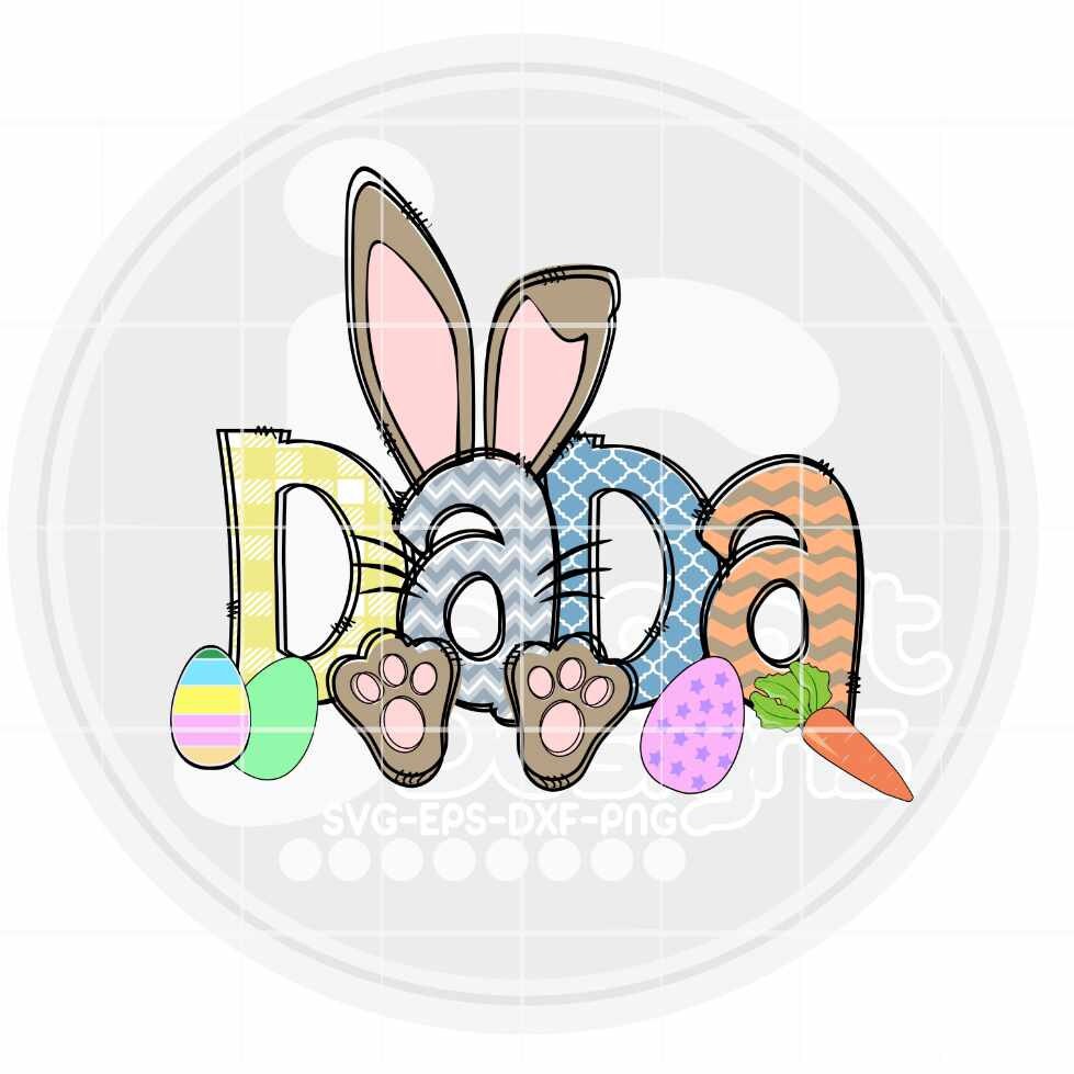 Easter Png | Bunny Dada PNG Sublimation File