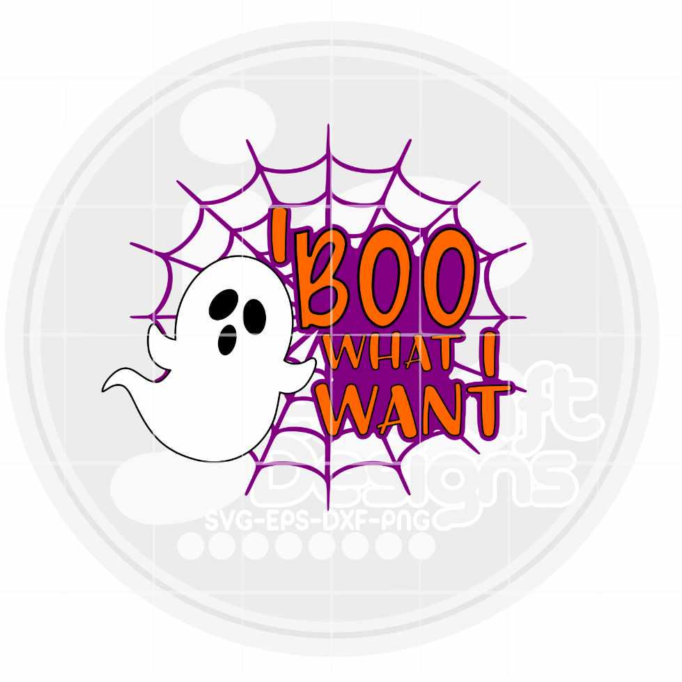 Halloween Svg | I Boo What I want SVG DXF PNG EPS