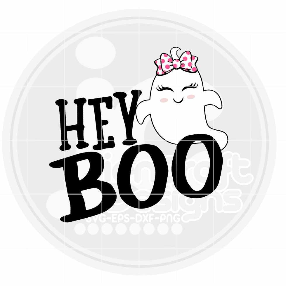 Halloween Svg | Hey Boo SVG DXF PNG EPS