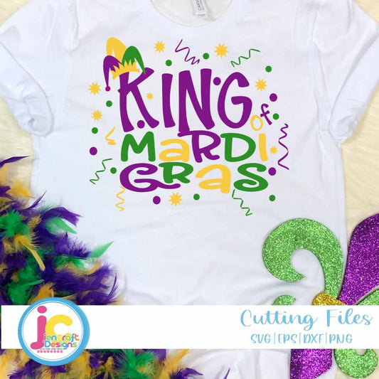 Mardi Gras Svg | King Mardi Gras SVG EPS DXF PNG Bundle