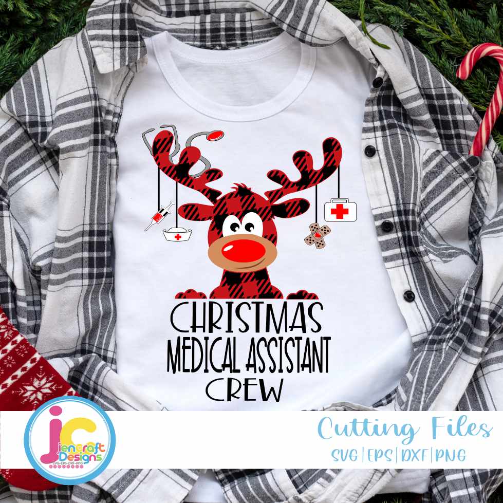 Christmas Svg | Medical Assistant Crew SVG EPS DXF PNG JenCraft Designs