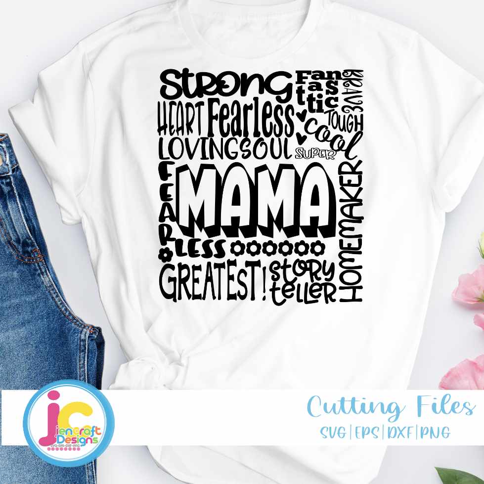 Mama Svg | Typography Word Art SVG EPS DXF PNG