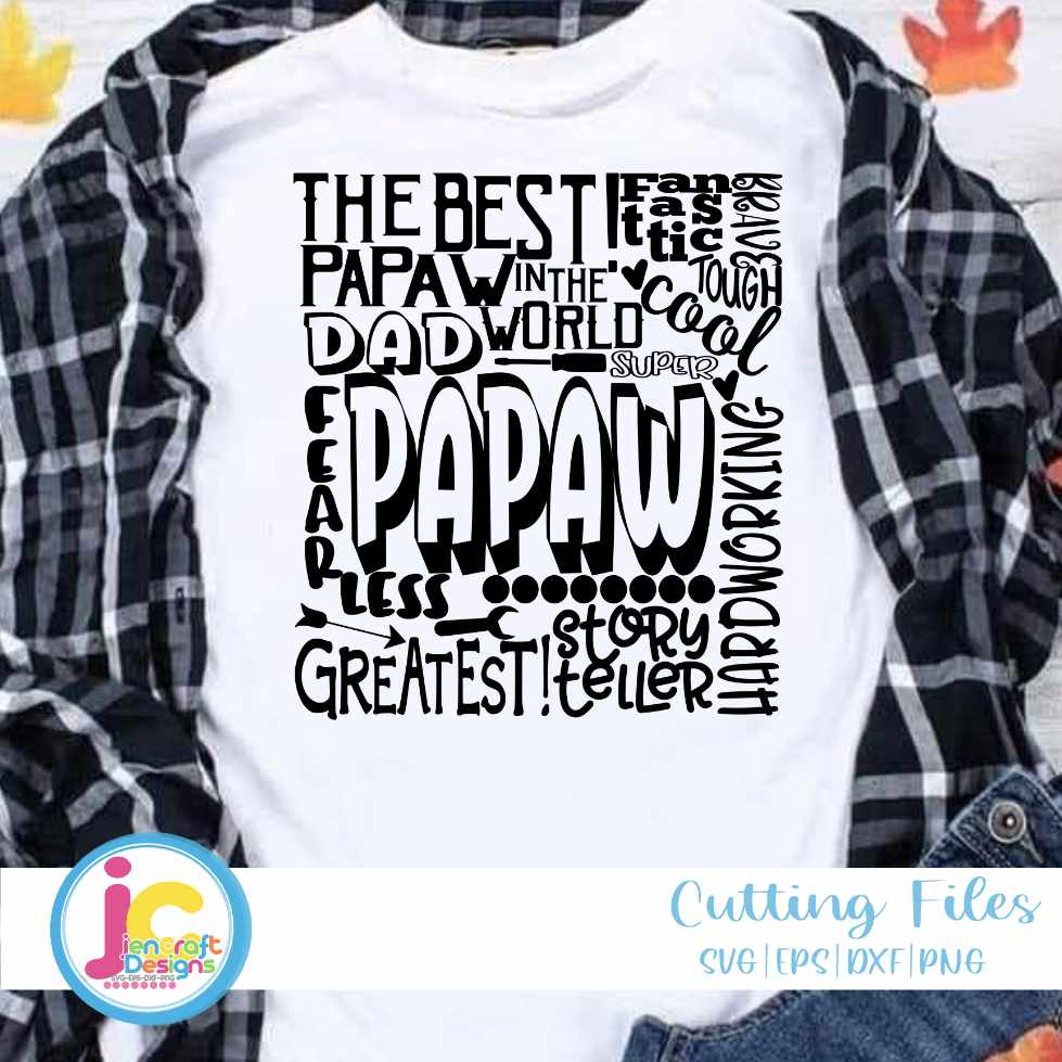 PaPaw Svg | Typography Word Art SVG DXF PNG EPS