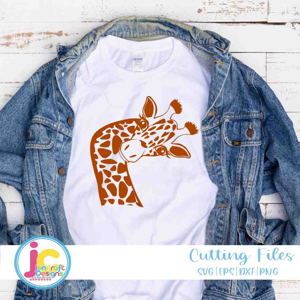Giraffe Svg | Cute Animal SVG EPS DXF PNG JenCraft Designs