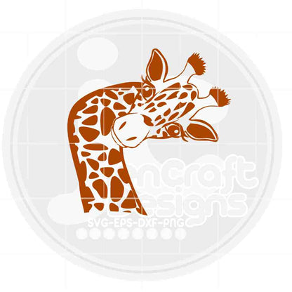 Giraffe Svg | Cute Animal SVG EPS DXF PNG JenCraft Designs