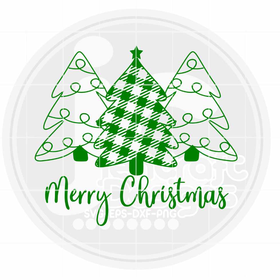 Christmas Svg | Christmas Tree SVG EPS DXF PNG JenCraft Designs