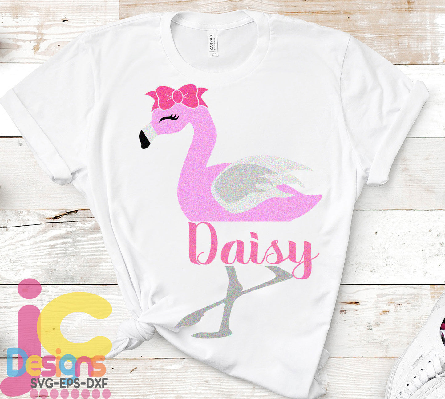 Flamingo Svg, Split Monogram Frame SVG DXF PNG EPS