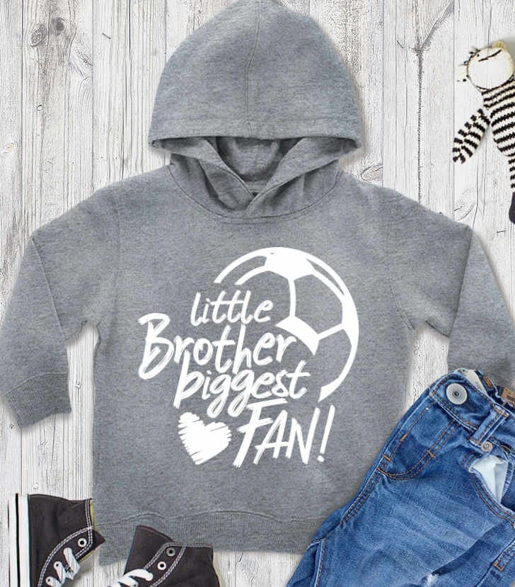 Soccer Svg, Little Brother Biggest Fan SVG - JenCrft Designs
