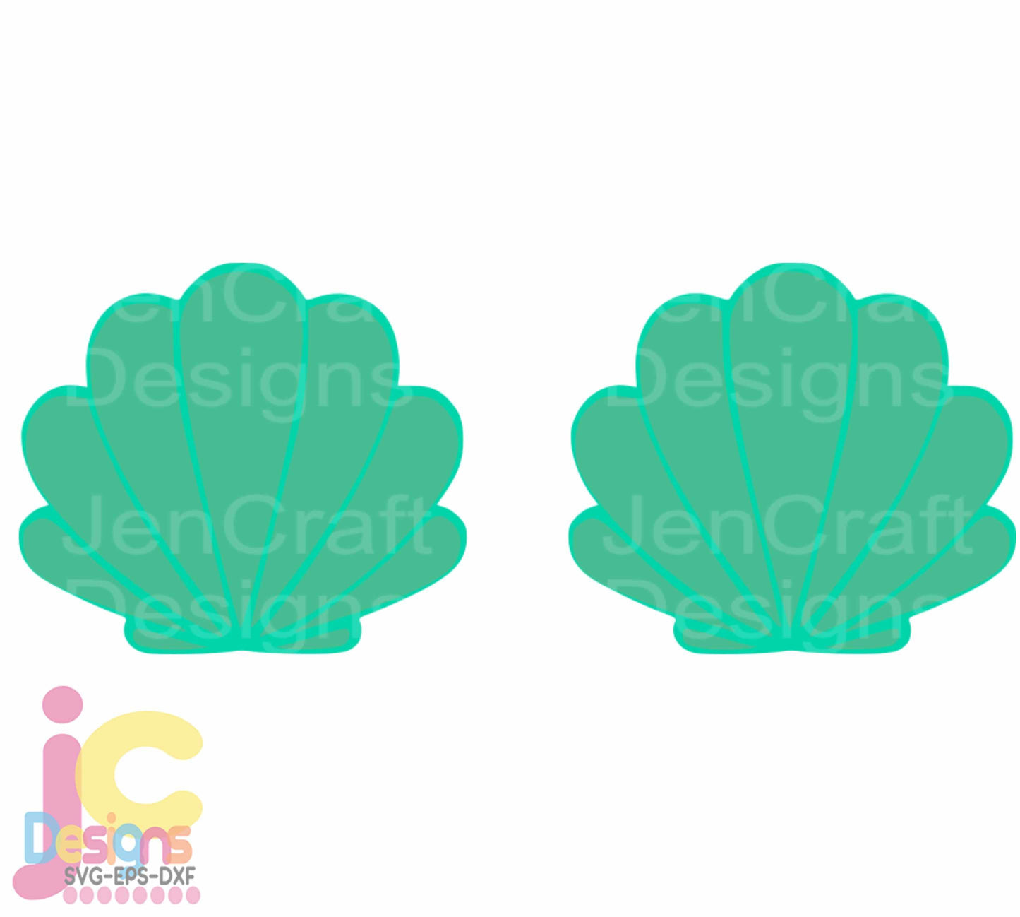 Seashell svg, Mermaid Shells SVG DXF PNG EPS