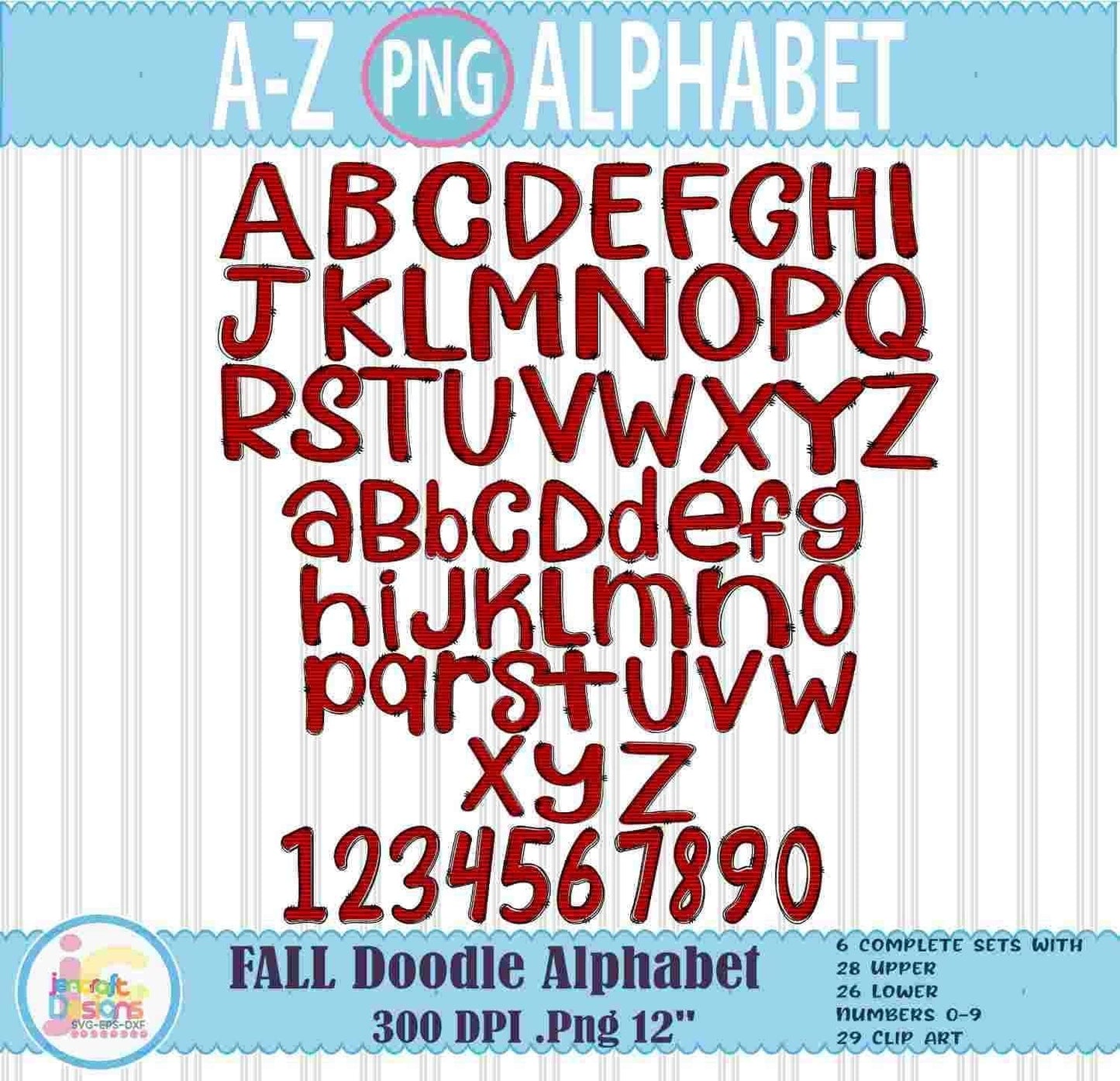 fall-doodle-letters-png-autumn-alphabet-bundle-add-on-elements-kids-letters-clipart-png-hand-drawn-sublimation-digital-design