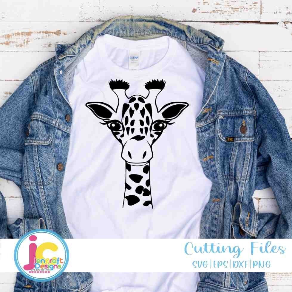 Giraffe Svg | Giraffe Face SVG EPS DXF PNG JenCraft Designs