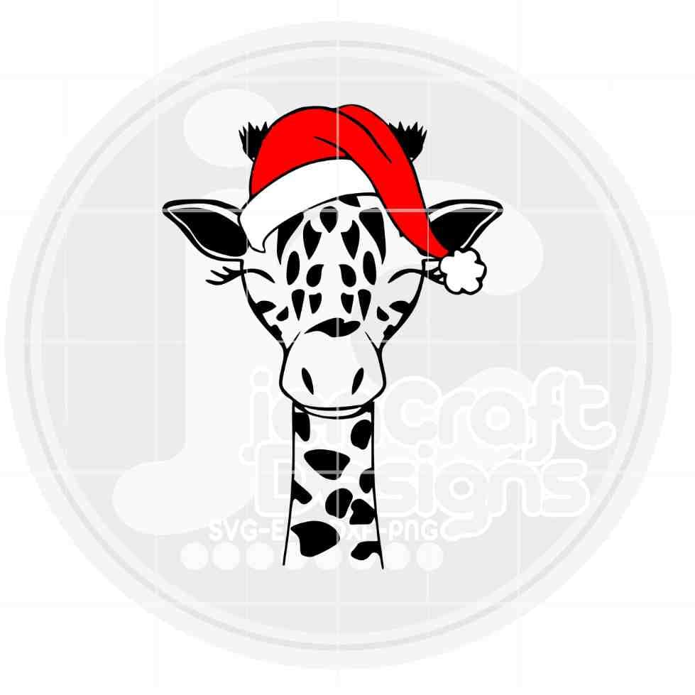 Giraffe Svg | Christmas Giraffe Face SVG EPS DXF PNG