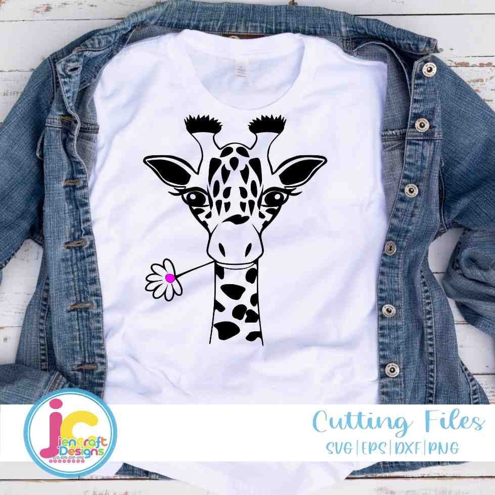 Giraffe Face svg | Giraffe SVG EPS DXF PNG JenCraft Designs