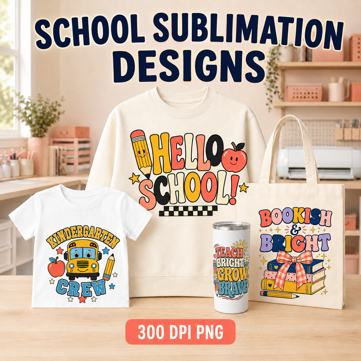 School Sublimation Designs