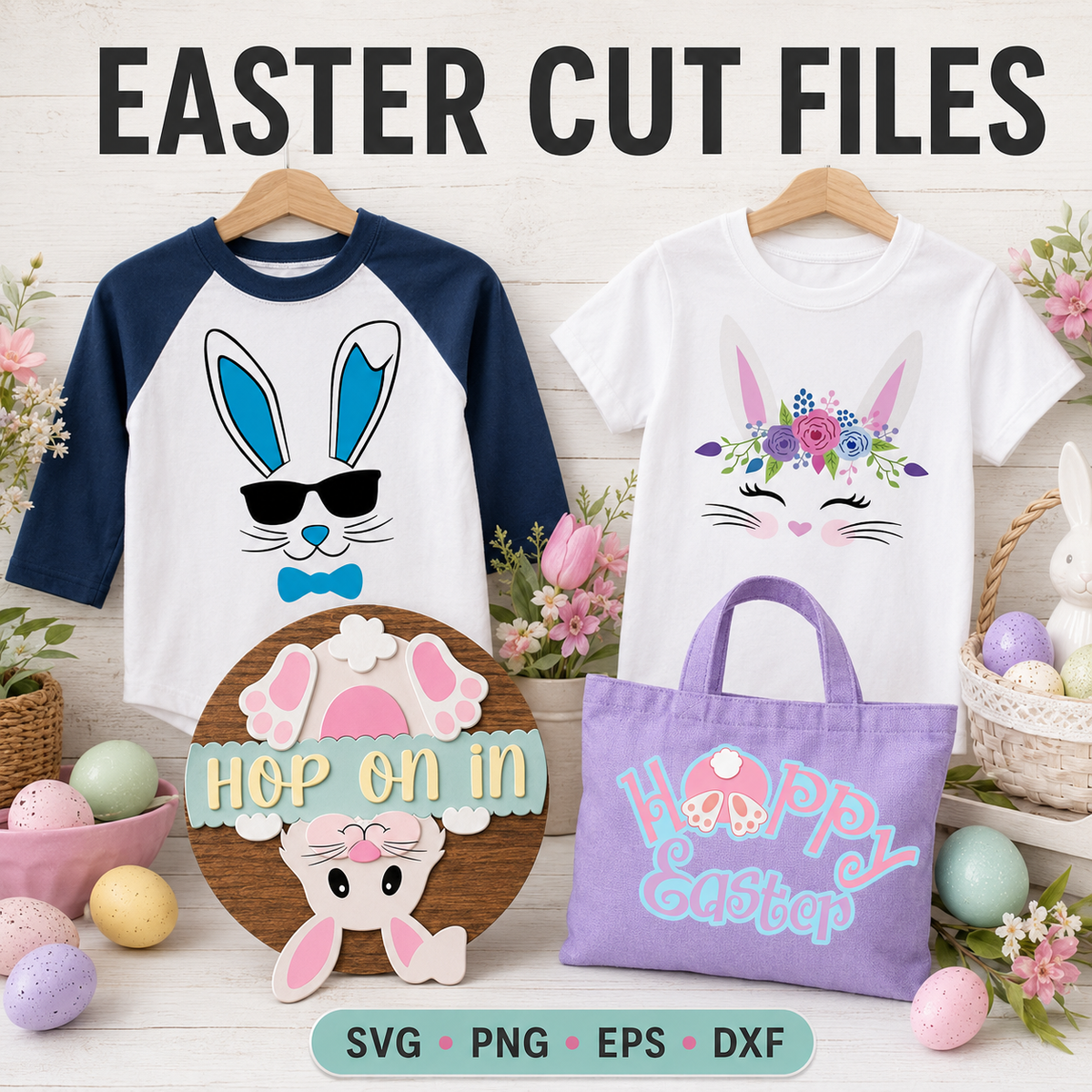 Easter Cut Files - JenCraft Designs