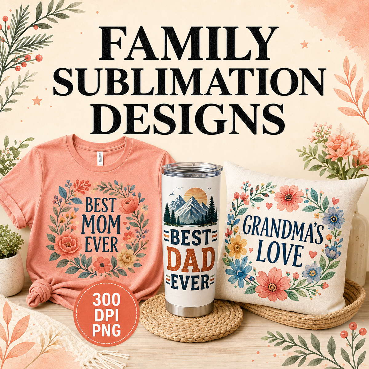 Family Sublimation Designs