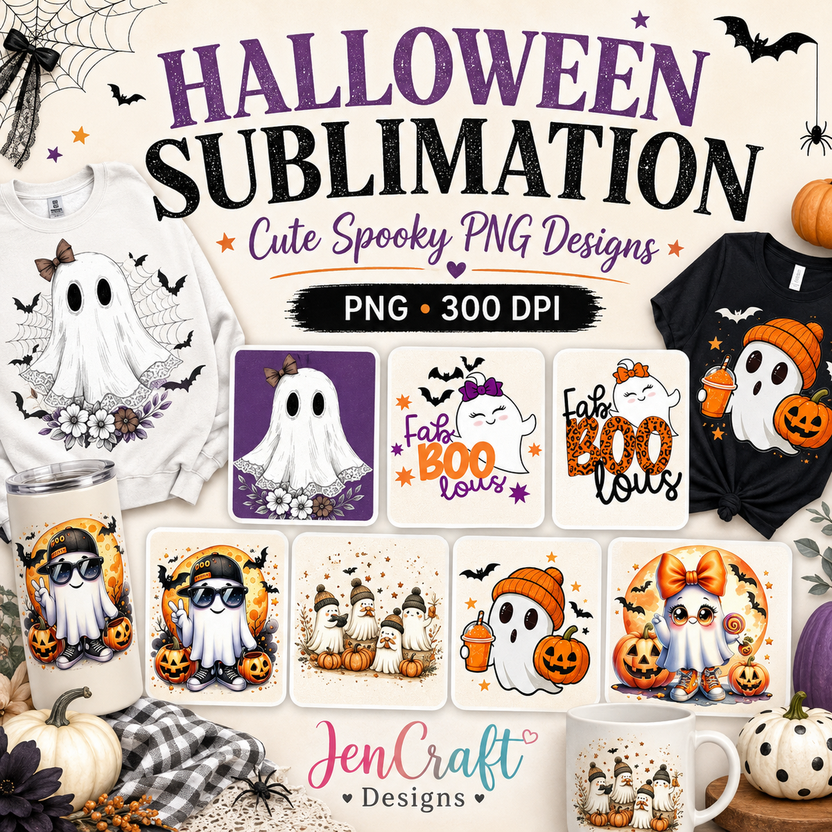 Halloween Sublimation Designs